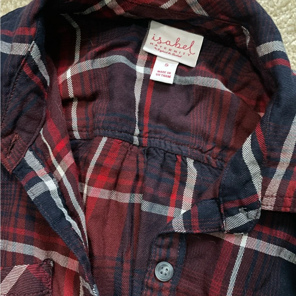 Button down maternity blouse - Picture 2 of 2